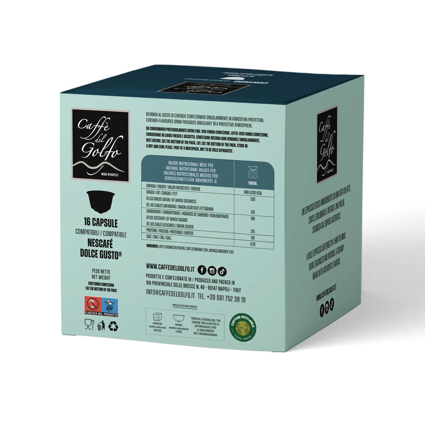 Capsule Gusti Solubili (Compatibili Nescafé Dolce Gusto®) - Miscela Cortado