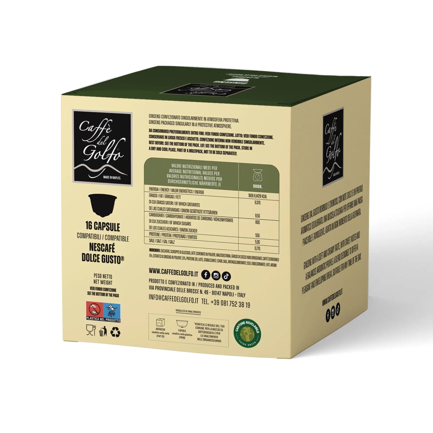 Capsule Gusti Solubili (Compatibili Nescafé Dolce Gusto®) - Miscela Ginseng