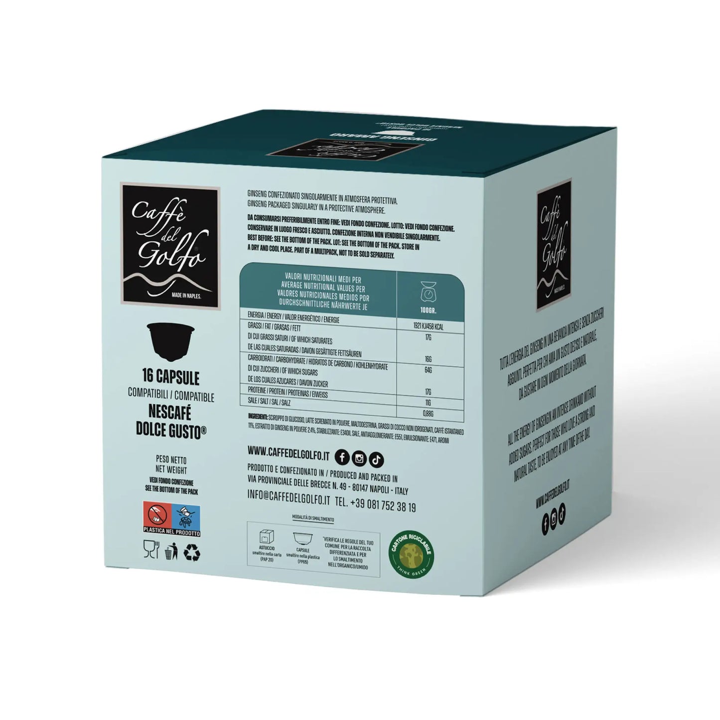 Capsule Gusti Solubili (Compatibili Nescafé Dolce Gusto®) - Miscela Ginseng Amaro