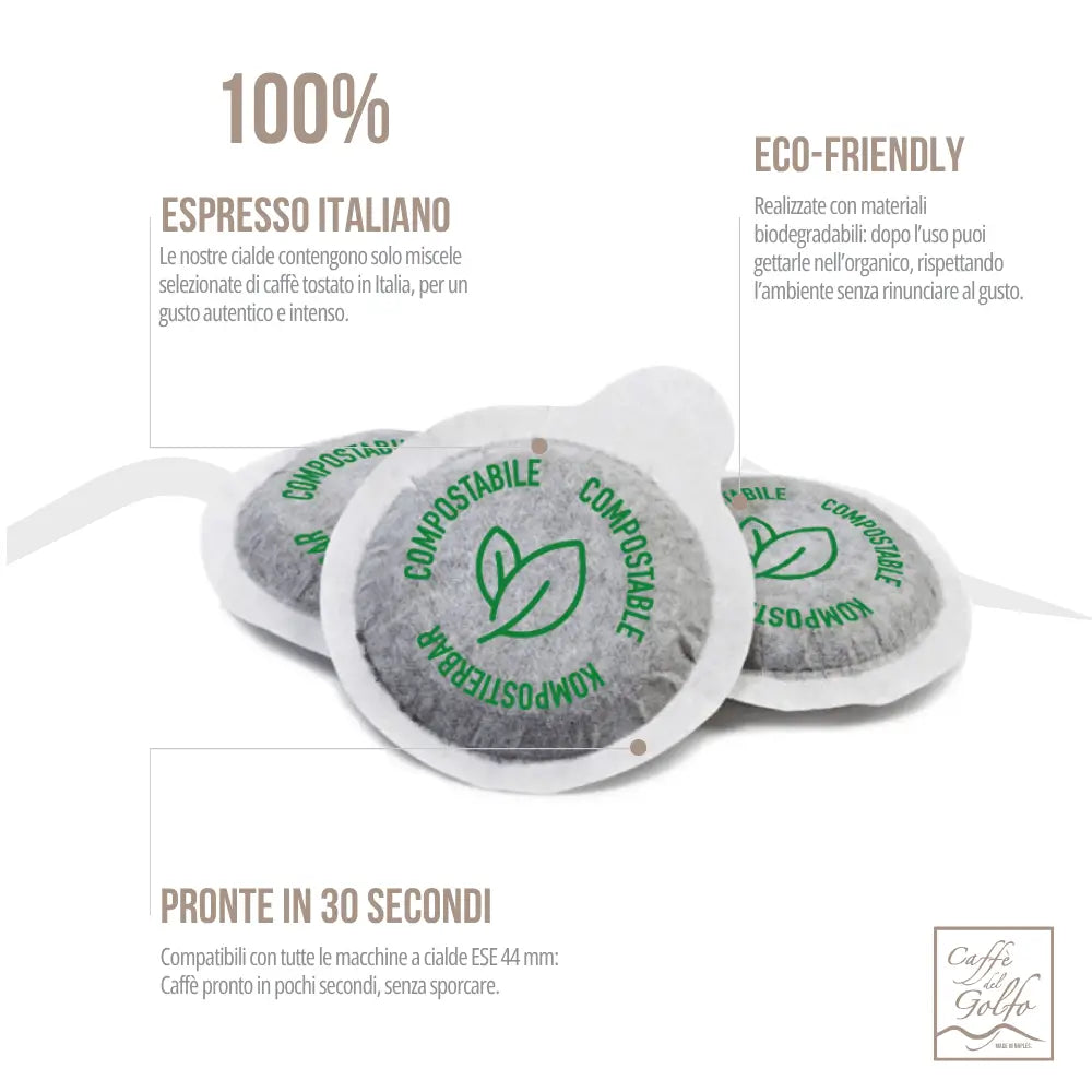 Cialde Compostabili ESE Caffè - Miscela Crema