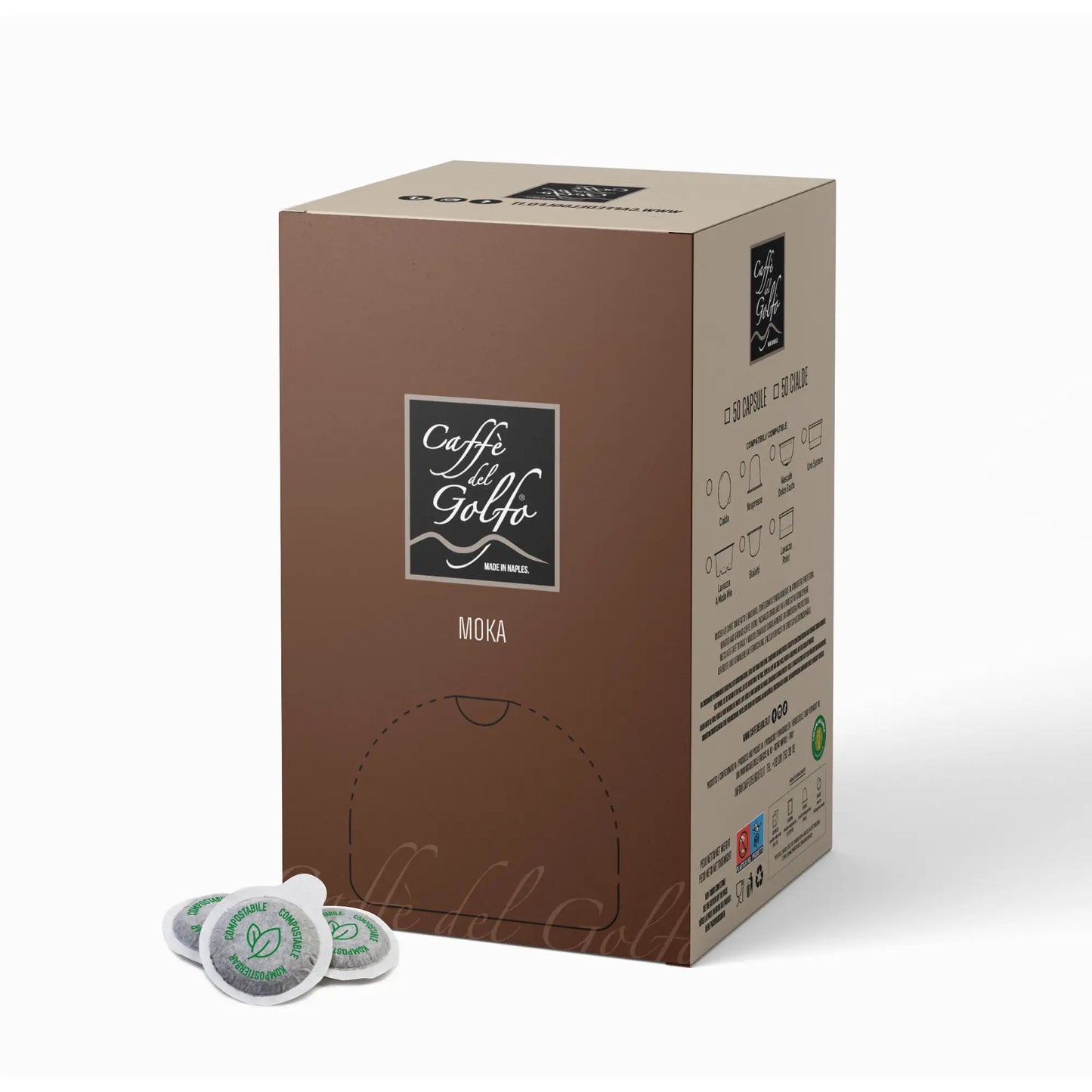 Cialde Compostabili ESE Caffè - Miscela Moka