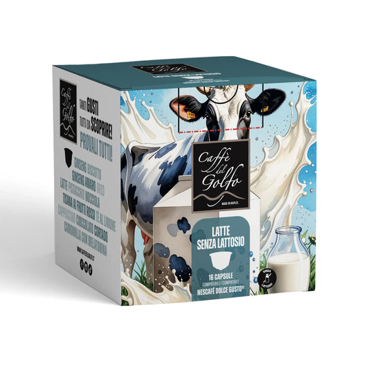 Capsule Gusti Solubili (Compatibili Nescafé Dolce Gusto®) - Miscela Latte senza Lattosio