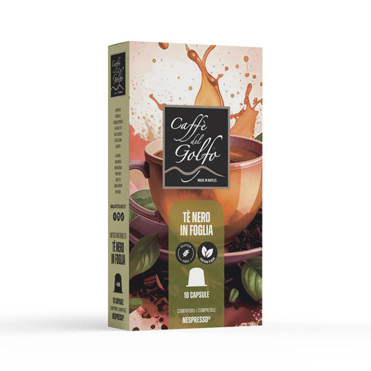 Capsule Infusi e Tisane (Compatibili Nespresso®) - Thè Nero in Foglia