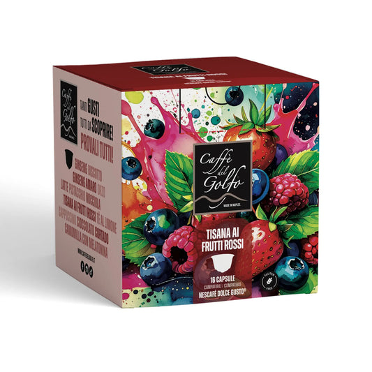 Capsule Gusti Solubili (Compatibili Nescafé Dolce Gusto®) - Miscela Thè Frutti Rossi